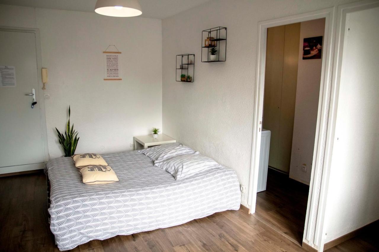 Studio terrasse Montpellier - Parking privé - Proche ligne 1 Esterno foto